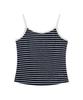 Kolallikeu Marine Terry Stripe Sleeveless Navy