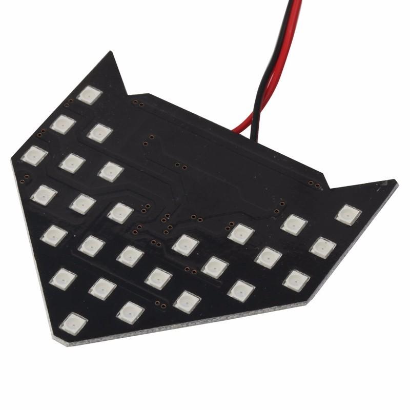 Universal 2 Super Yellow 33-SMD Sequential LED Arrows for Car Side Mirror Turn S