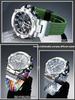 Nylon Strap for Casio G-SHOCK GST-B100/S110/S120/S130/W300 G-Shock Steel Core, Magnetic Fold Clasp - Quick Adjust & Easy Wear