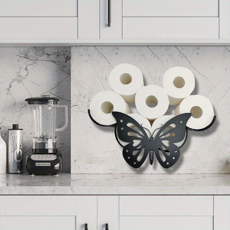 

1pc Rustic Octopus Toilet Paper Holder Stylish Wall Mount Storage Rack SpaceSaving Organizer with Quick Install Perfect Bathroom