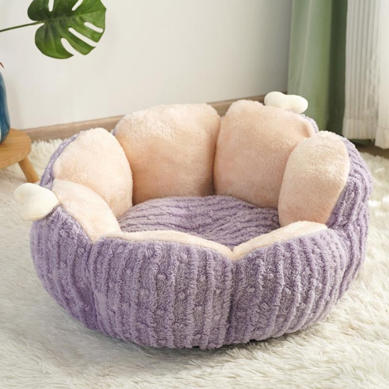 Cactus Cat Bed Soft Pet Bed Warm Dog Bed Thermal Insulation Four Seasons Pet House Plush Pet Nest Cactus Shape Pet Mat Machine Washable