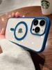 Colorful Transparent For Magsafe Magnetic Wireless Charging Case for iPhone 15 14 13 12 11 Pro Max Mini XS XR Hard Acrylic Cover