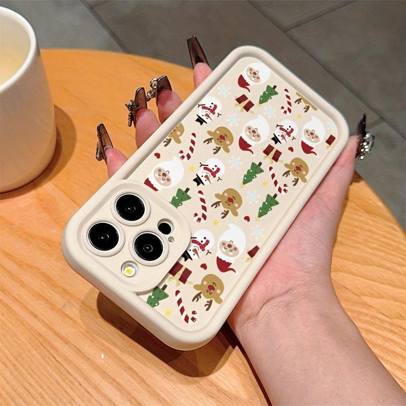 Santa Claus Reindeer And Snowman Phone Case For Xiaomi Redmi Note 14 Pro Plus 5G 13 12S 12 11 10 14C 13C 12C Soft Silicone Cover