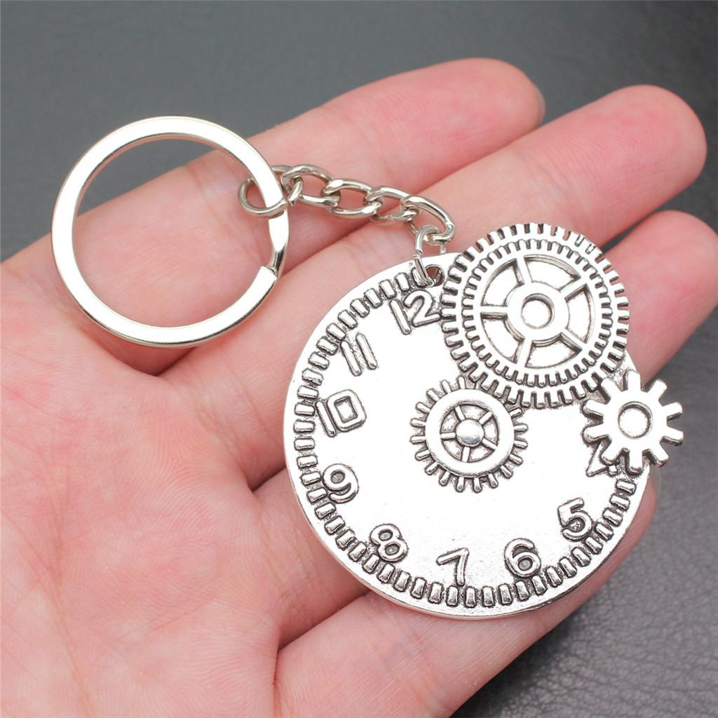 Punk Tools Gear Cyberpunk Themed Keychain for Office Workers Hot Sale Cute Valentine Gift Kawaii Vacation Accessory
