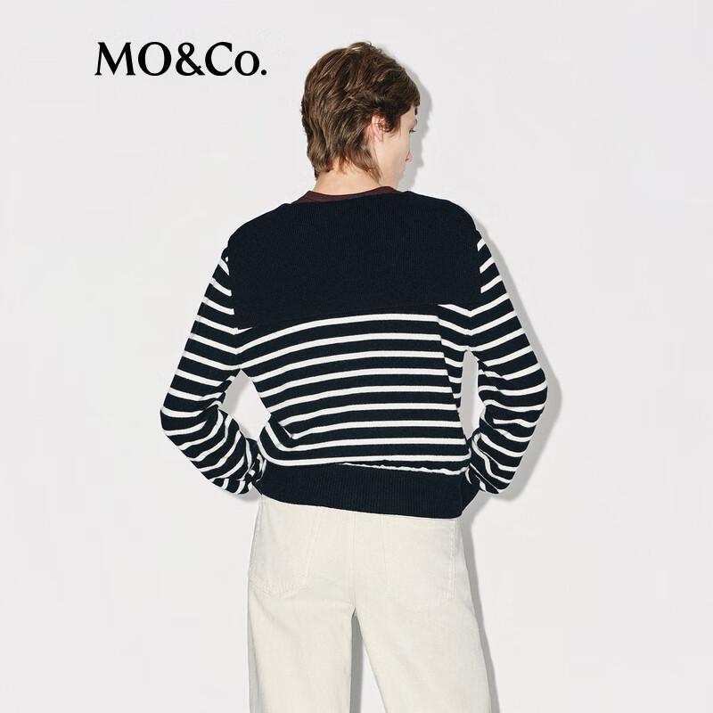 MO&Co. British Style Striped Blazer