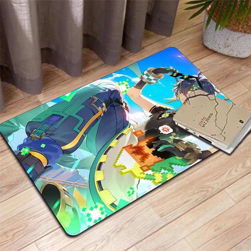 Genshin Impact Kinich Rug Floor Mat for Living Room or Bedroom Soft and Comfortable Carpet a Gift for Birthday and Holiday.NFF0928623