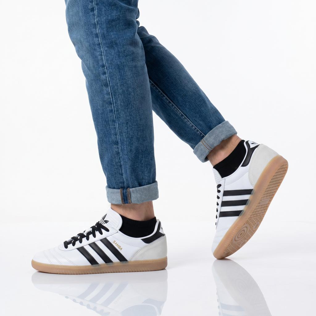adidas Originals SAMBA JP - Herren Sneakers Schuhe Weiß JQ9055 ORIGINAL