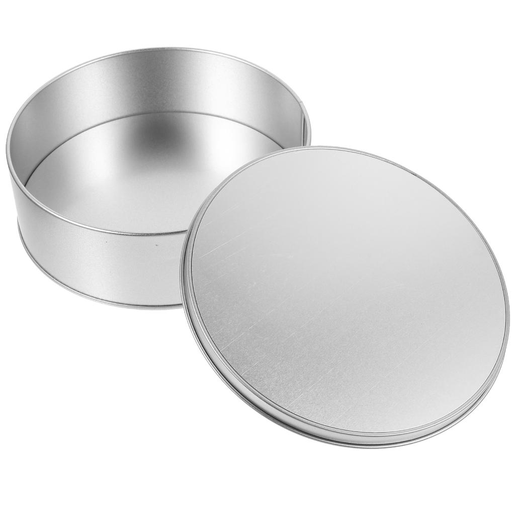 Sublimation Blank Sublimation Blank Gift Box Round Candy Box Tinplate Containers Gift Iron Storage Box Packaging Box