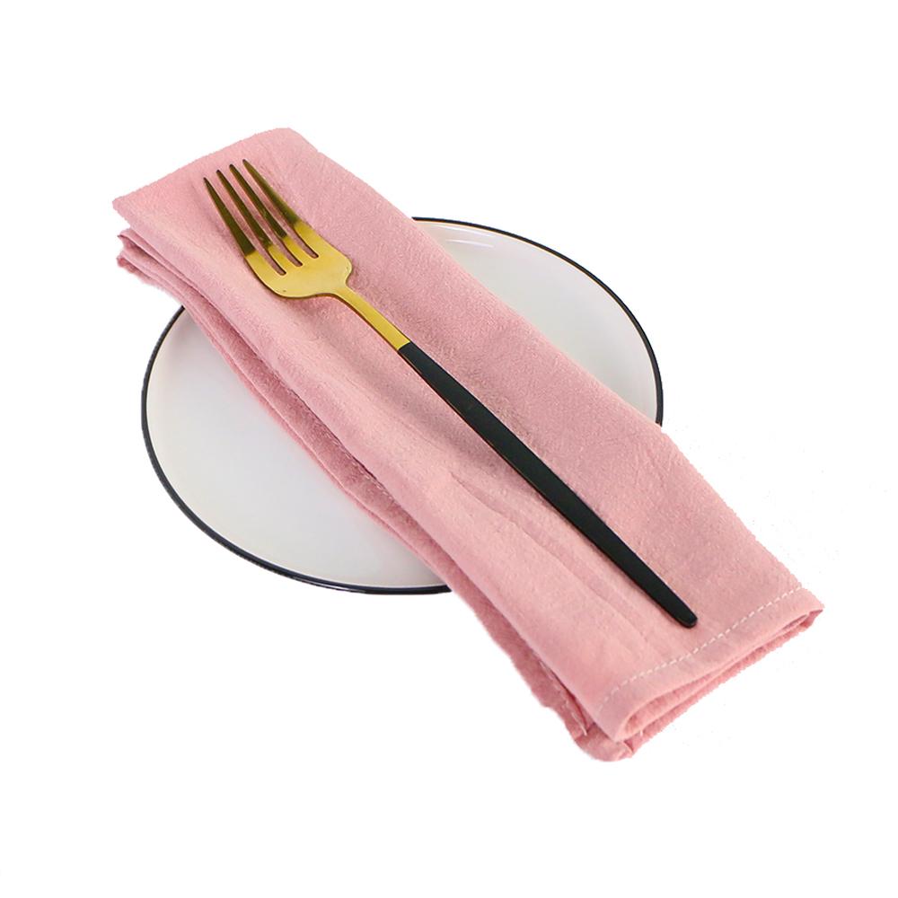 6 Pcs Serving Cloth Napkins 30x45cm Natural Cotton Fabric Serviette Kitchen Tea Table Towels for Wedding Decoration Baby Shower