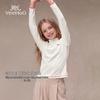 YEEHOO Girls' Long-Sleeve High-Neck Thermal Base Layer