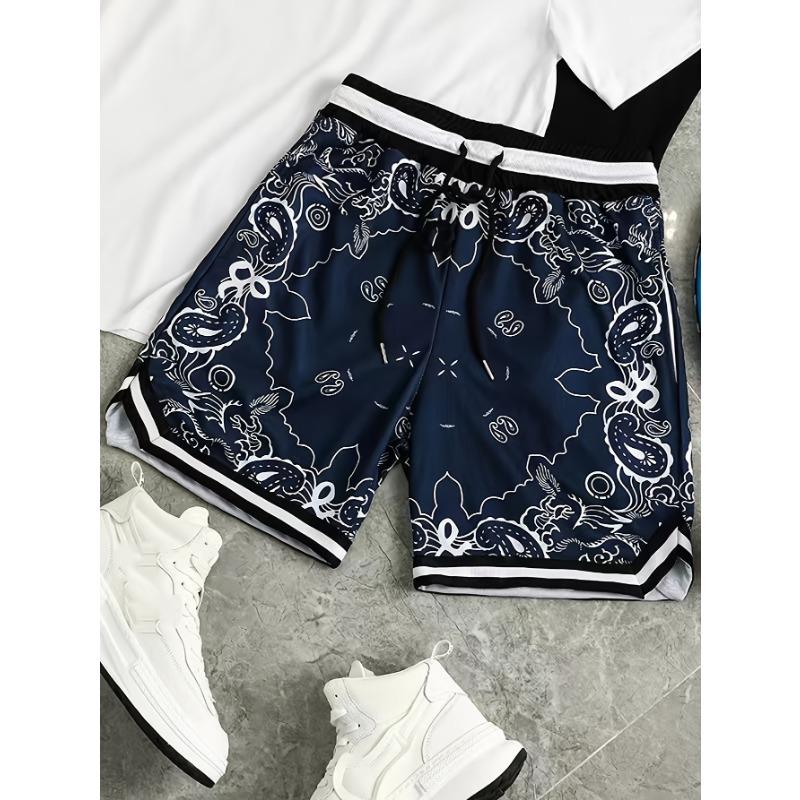 American casual fitness men s shorts sports shorts five-quarter pants basketball sports shorts M