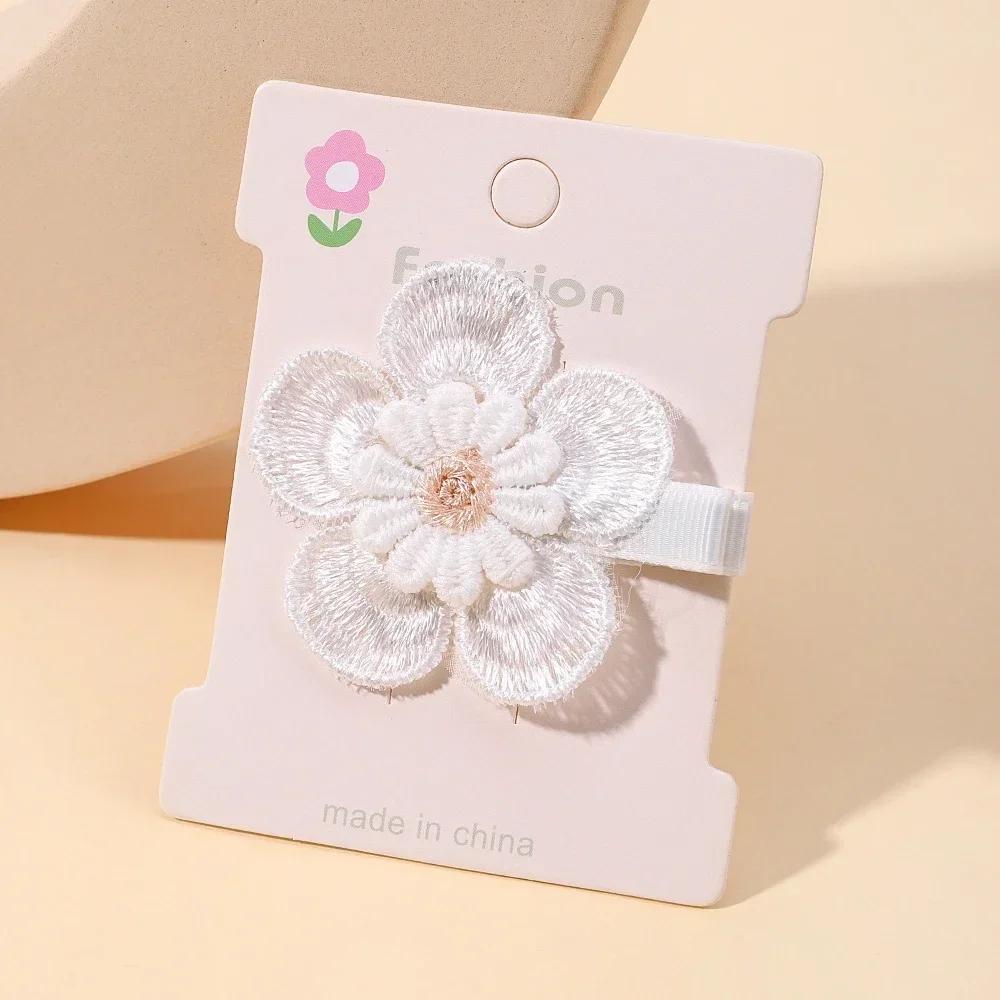 2 Stück Niedliche Baby Mädchen Haarspangen Gänseblümchen Blume Kinder Haarnadeln Prinzessin Haarspange Kind Haarschmuck Frühling Koreanischer Stil Haarklammern