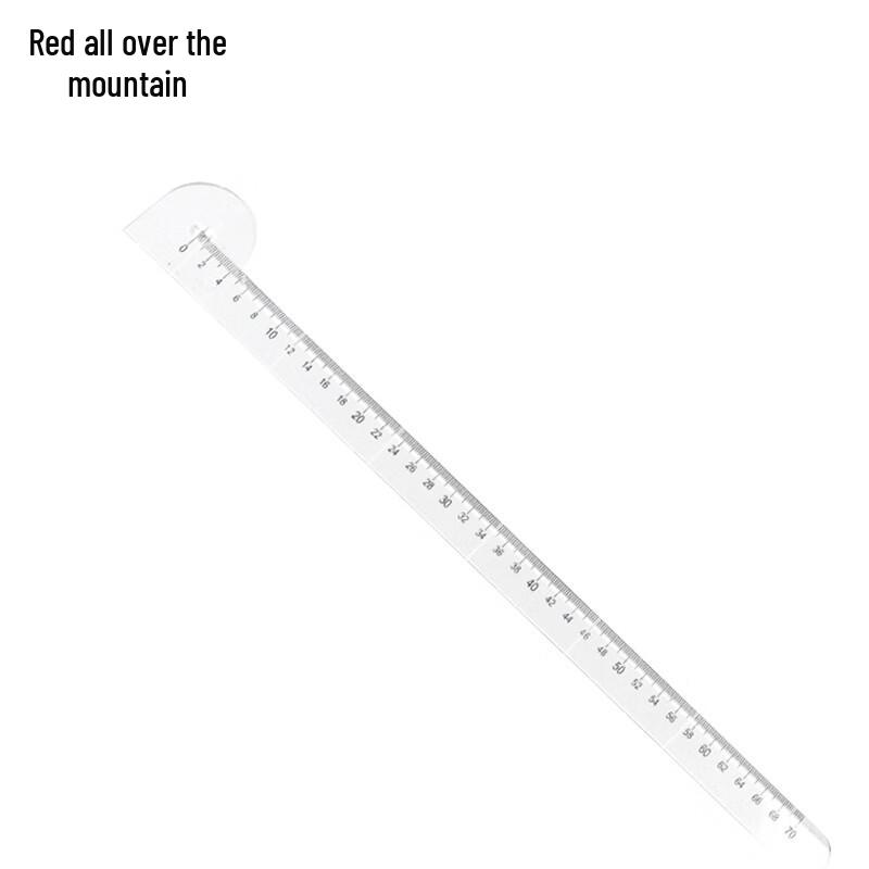 Mansion Red Map Distance Scale Ruler