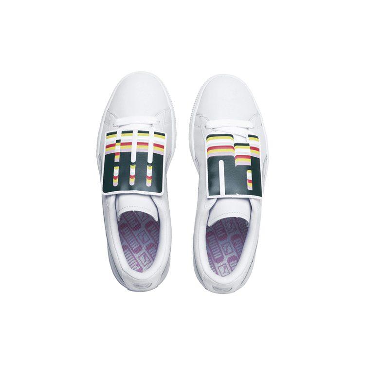 PUMA Basket Badge Casual Sneakers White Women's 369183-01