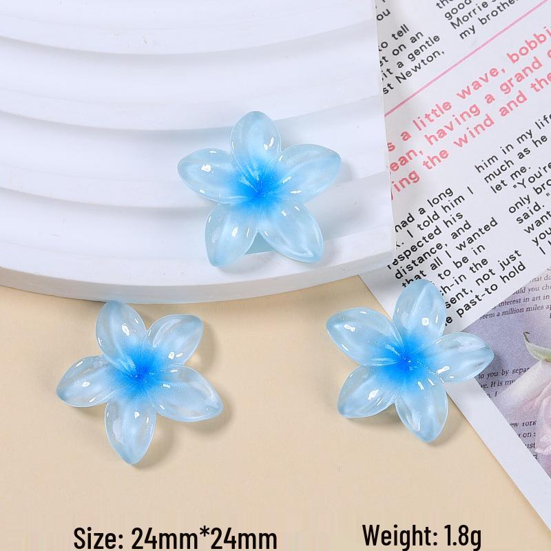 Handmade Resin Flower Clips & Jewelry Charms