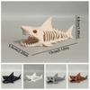 Unpainted Shark Skeleton Hideaway House 3D Printed Aquarium Underground Cave  Aquarium