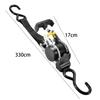 Retractable Belts with S Hook Motorcycles Ratchet Strap Heavy Duty Auto Retractable Ratchet Strap for Trailers Vehicles Boat