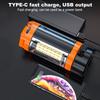 Folding Camping Light Rechargeable Camping Lantern Multifunctional Portable Camping Light Power Display for Adventure Fishing