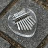 Mini 8 Tasten Kalimba Kristall Transparent Daumen Klavier Bär Herz Katze Wasser Tropfen Form Mbira Musikalisches Werkzeug