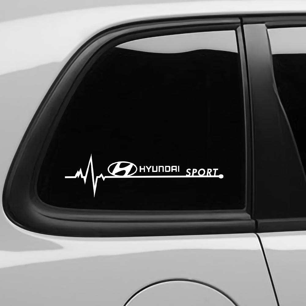 2pcs Car Side Window Decor Vinyl Pvc Decal Car Accessories For Hyundai Elantra Accent Tucson Sonata GDI Ix35 I30 I20 Azera Ix20 pp39