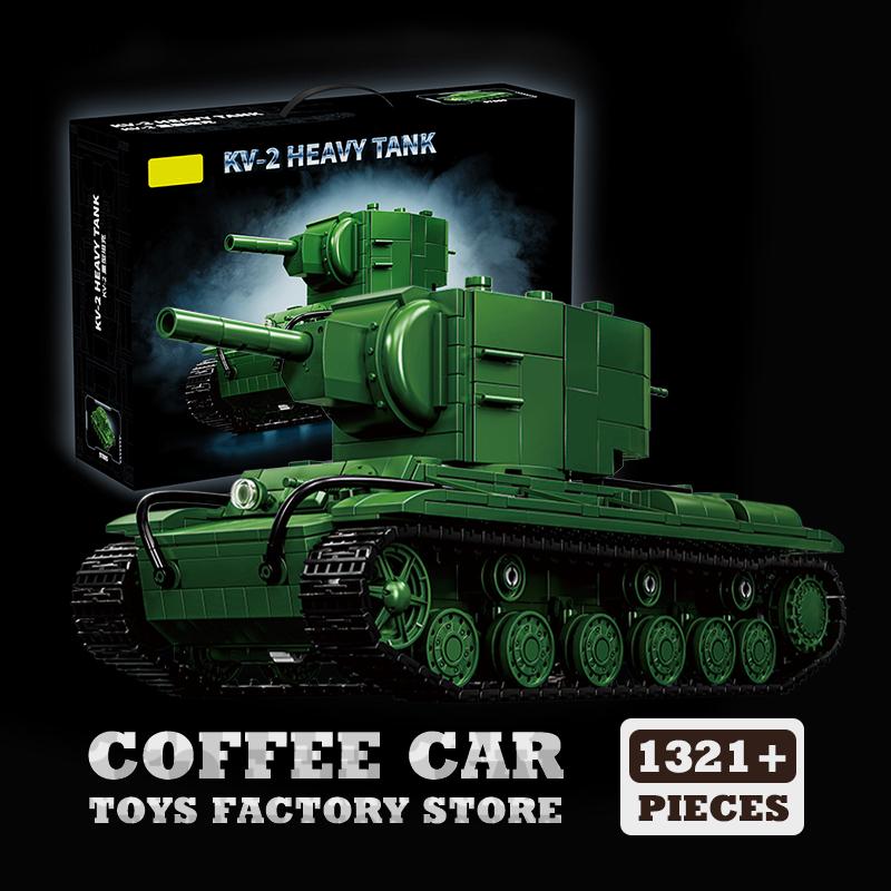 Ungiftiger Neuer Schwerer Panzer Bausteine Is-2 Klassische Serie Moc Steine T34-85 Mittlerer Panzer Modell Ww2 Gepanzerter Wagen Spielzeug Erwachsener Kinder Geschenk
