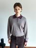 HUNCH Stripe Collar Polo Knit (2Colors)