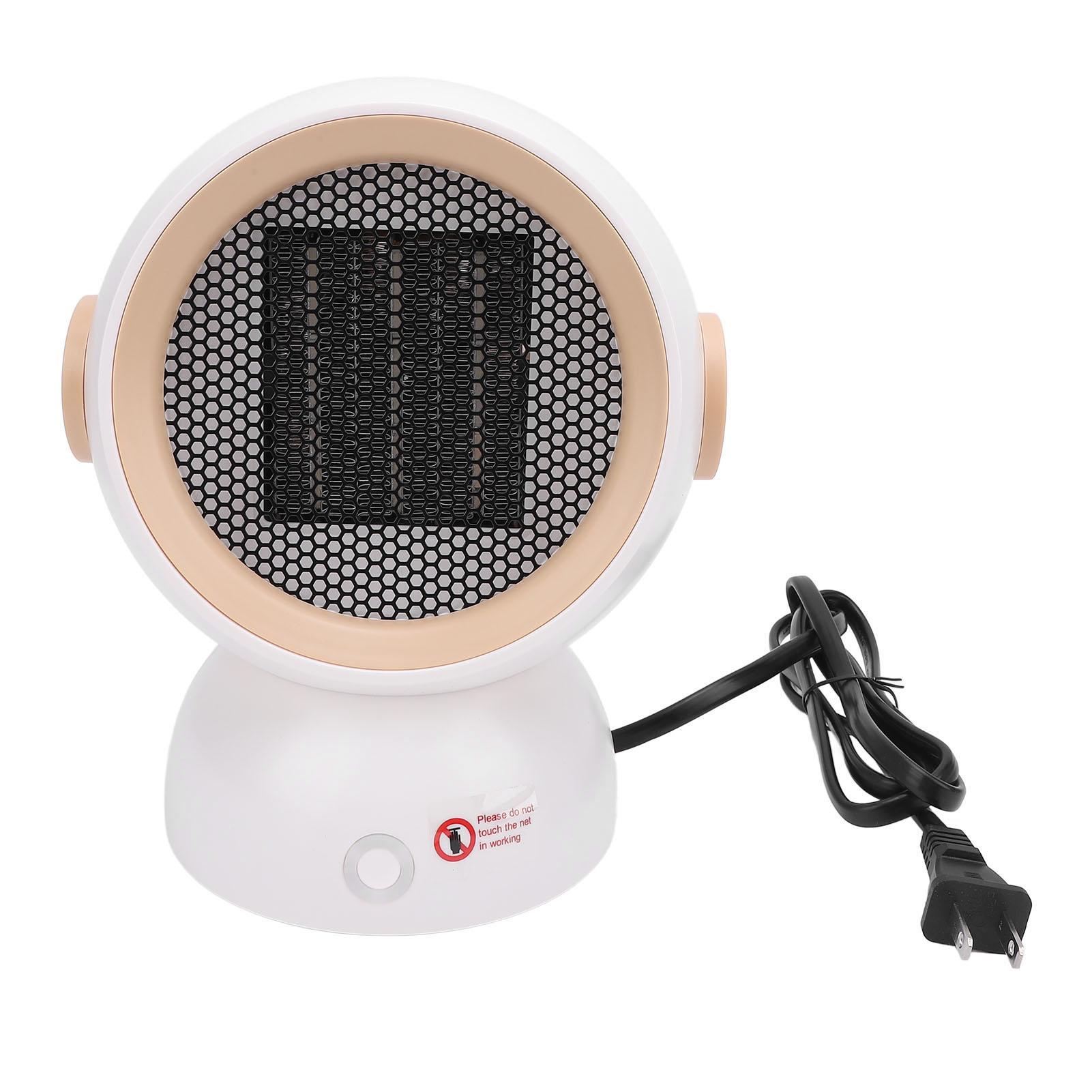 

Desktop Space Heater Quiet High Power Portable Heater Fan for Bedrooms Study Bathroom Indoor Use белый