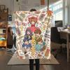 Cardcaptor Sakura charactersPrint Flannel Blanket, High Quality Comfortable for All Seasons, Home Decor, Warmth and Comfort