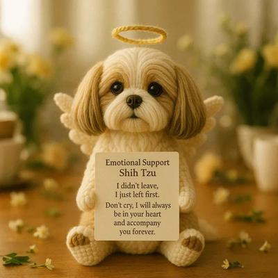 Patron de Crochet Mémorial Yorkie Projet de Soutien Émotionnel Cadeau de Sympathie pour les Amoureux des Chiens Artisanat Guérisseur pour Faire Face à la Perte d'un Animal de Compagnie
