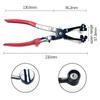 Car Hose Clamp Plier for Removal Installation of Ring-Type or Flat-Band Automotive Water Pipe Locking Pliers Repair Tool
