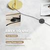 Floor Lamp, Modern Standing Lamp with Linen Shade and Foot Switch, Tall Lamps for Bedroom, Bulb Not Included, Gold Tone