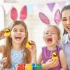 6-24pcs Golden Easter Eggs Plastic Fillable Egg Easter Egg Hunt Game Prizes Home Decoration Supplies Kids Birthday Party Favors