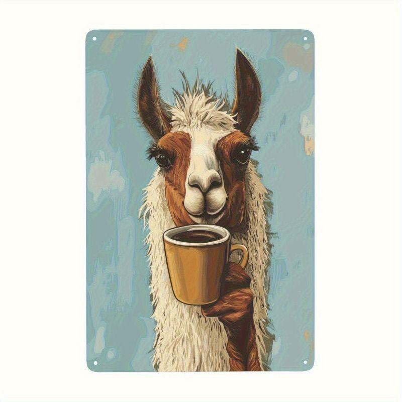 Retro Metal Animal Wall Art for Home Kitchen Farm Cafe Garden