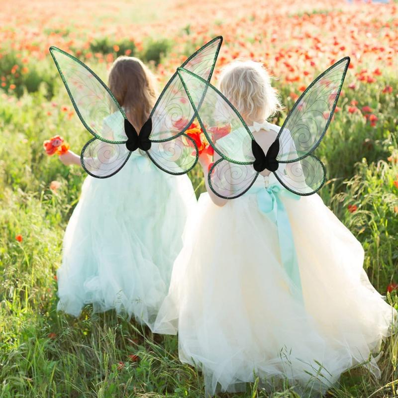 Slavnostní večírek oslnivé motýlí křídlo Halloweenská víla kostýmová rekvizita