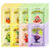 8pcs SADOER Fresh Fruits Face Mask Facial Skincare Moisturizing Brightening Firming Hydrating Facial Masks for Face Skin Care