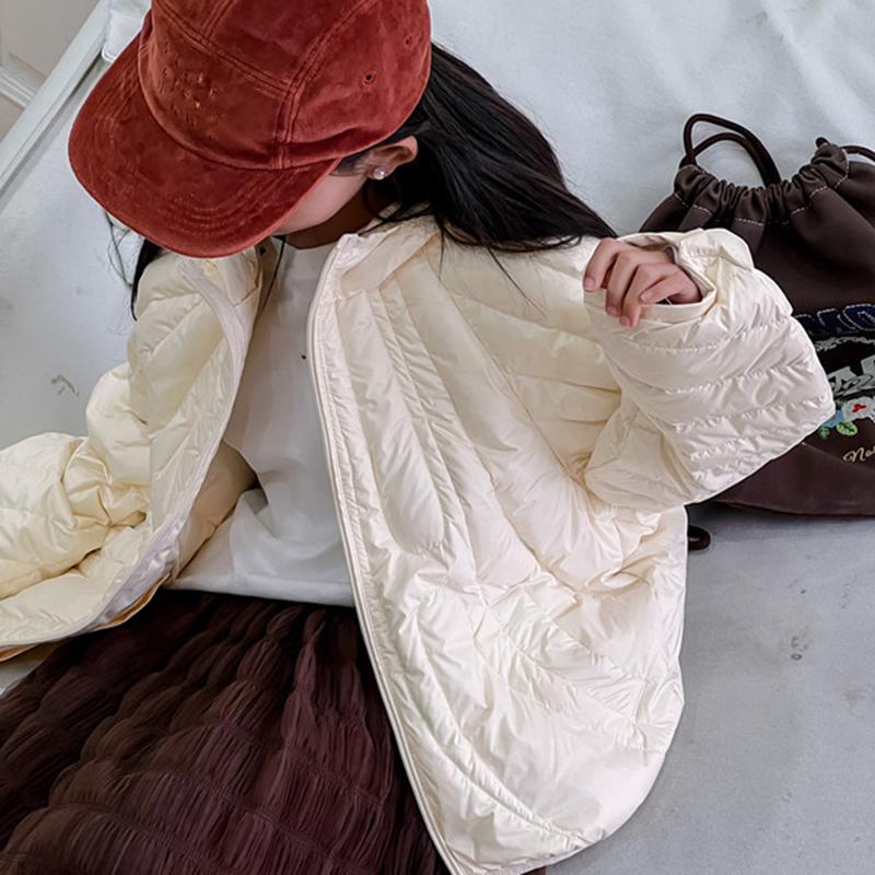 Copii Imbracaminte exterioara de puf pentru copii Haine de iarna Adolescente Fete Parka Captusita din bumbac Paltoane Se ingroasa Print cald Jachete casual