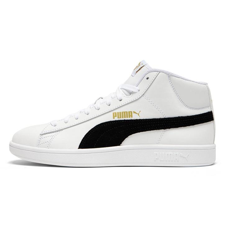 PUMA Smash v2 Mid White Black Men s 366924-05 EU 37