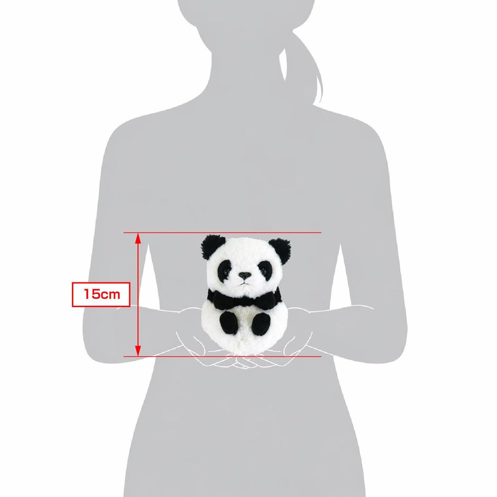 Sun Lemon Plush Toy Koromoffuru Panda 11x12x15cm Animal P-9182