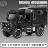 1:28 Mercedes Benz Unimog Off Road Wohnmobil Legierung Metall Druckguss Modellauto Ton & Licht Rückzieher Kinder Spielzeugautos Geburtstagsgeschenke Junge
