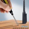 1Pcs 45Mm Extra-Long Nib Oil-Based Marker, Refillable, Black, For Deep Hole Line Marking On Wood, Tile, Construction Site
