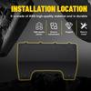 Rear Bumper Tow Hole Hook Cover Cap W/ Clips Black Fit Land Rover LR3 2005-2009