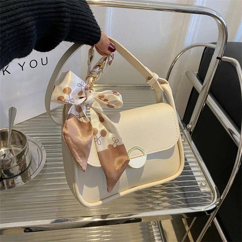 Borsa sottobraccio stile straniero da donna Nuova alla moda Borsa a tracolla con catena Borsa quadrata piccola Borsa a tracolla singola