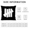 U-Undefeated Brand Cushion Cover Pillowcase Ultra Soft Skin Friendly Fabric Cloud Like Comfort & Concealed Zipper