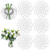 M-Modern-Flower Frog Metal Flower Insert Lid Flower Grid Wire Flower Arranging Tool (6 Inch) 6Piece