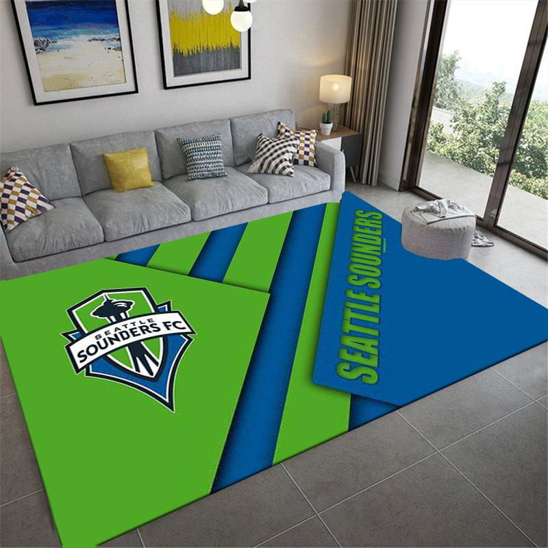 Seattle Sounders FC Carpet Rug for Living Room Bedroom Home Sofa Decoration,Kids play Non-slip Floor Mat