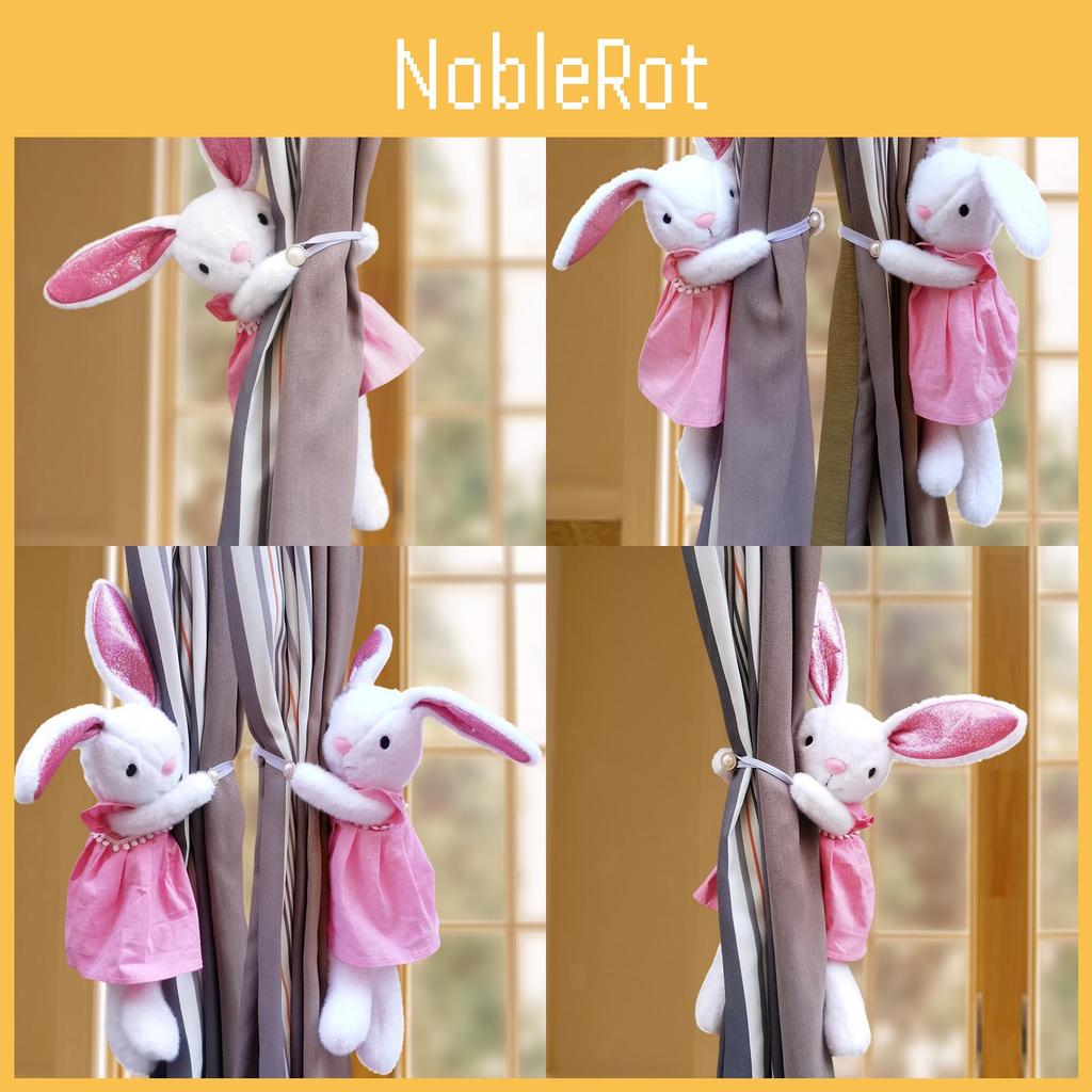 Dress Wear Bella Rabbit Curtain Tieback Animal Doll Toy Childrens Decor Room
