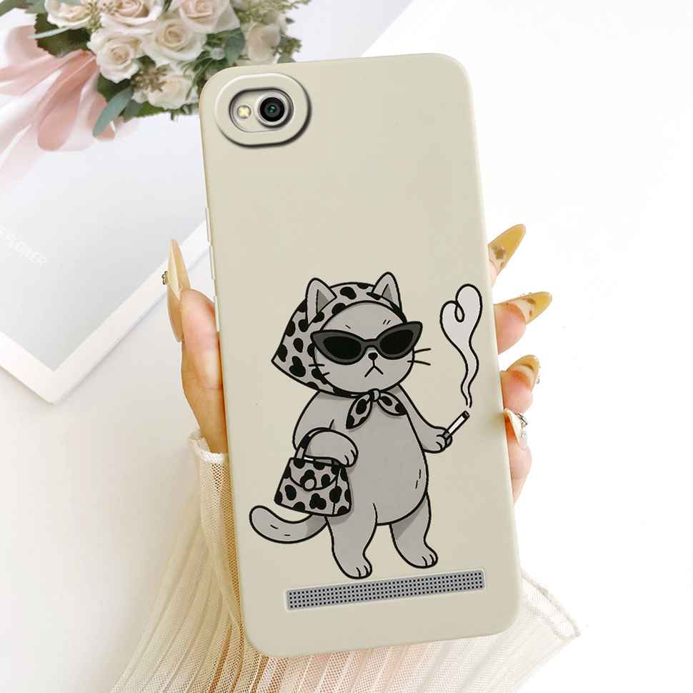 For Xiaomi Redmi 5A Case Cute Cartoon Cat Soft Silicone Back Cover For Redmi 5A MCG3B MCI3B Phone Cases Bumper
