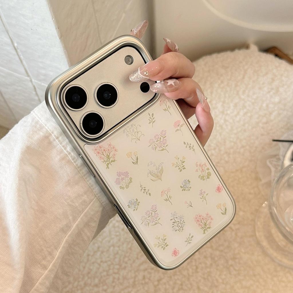 Artistic Flower Phone Case for iPhone 16, iPhone 17, and iPhone 17 Pro Max