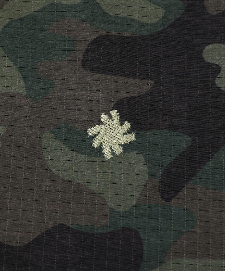 Slow Record House Ripstop Camo Windbreaker_Khaki