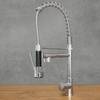 BENT Chrome Standing Kitchen Tap